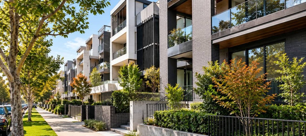 Residential buildings in Malvern