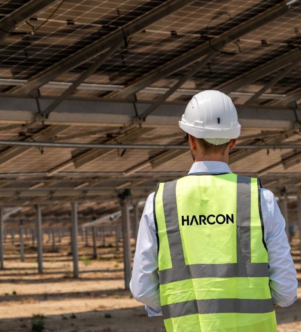 Harcon building inspector on site