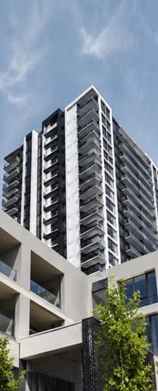 Apartment building exterior