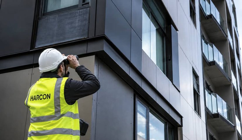 Cladding assessment on a multi unit building