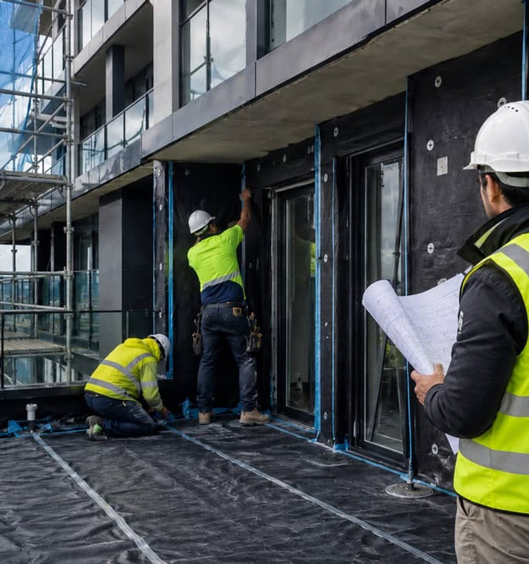 Remedial works on a Melbourne apartment building